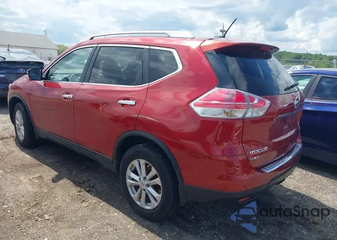 2016 Nissan Rogue Sv from USA, damaged, VIN KNMAT2MV1GP619415